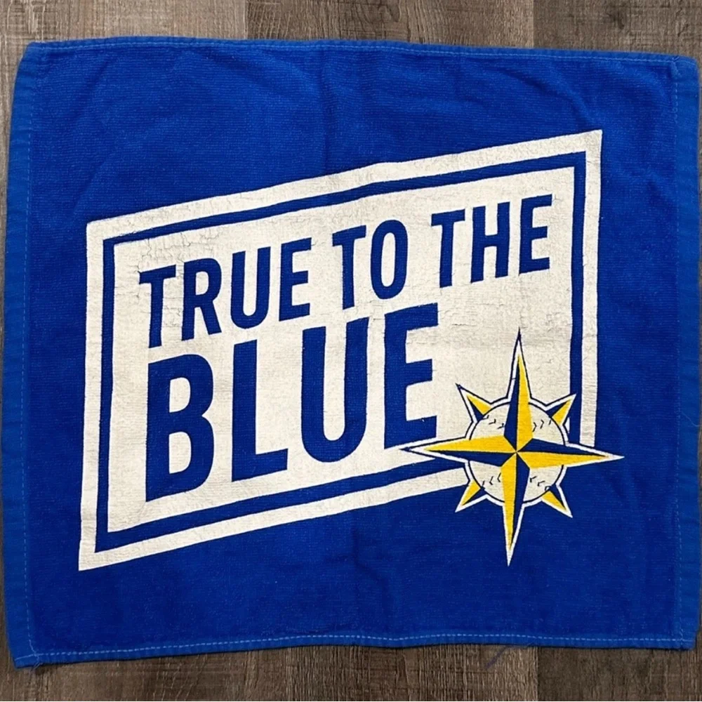 Seattle Mariners Baseball MLB “True To The Blue” Fan Towel